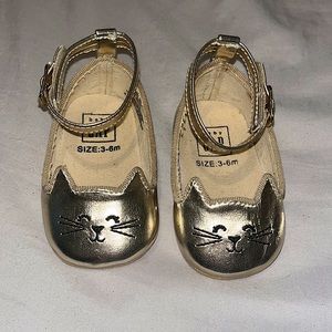 3-6 month Gold Sandals